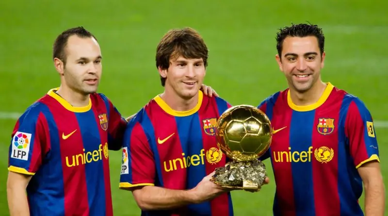 Barcelona Tiki Taka Messi Xavi Iniesta