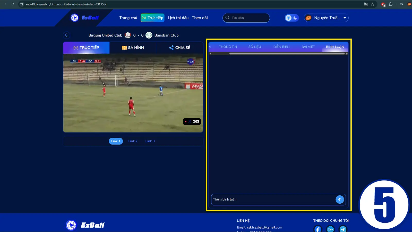 Xem Trực Tiếp World Cup 2026: Hướng Dẫn Chi Tiết Cho Người Hâm Mộ 10 Bước 5: Tham gia bình luận, tương tác với BLV và các user khác