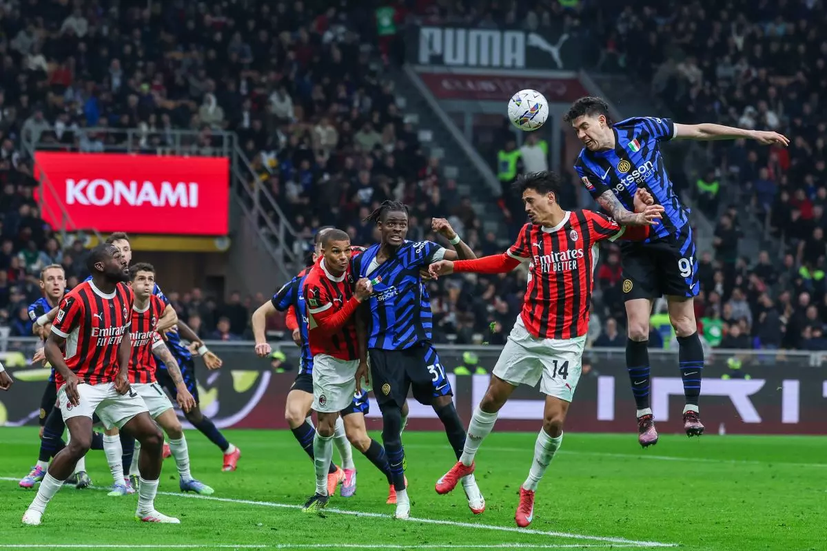 Nhận định Inter vs Milan, 02h00 24/4/2025: Derby kịch tính Coppa Italia 2 AC Milan đang nhỉnh hơn Inter trong các cuộc đối đầu mùa này. Nguồn ảnh: GettyImages.