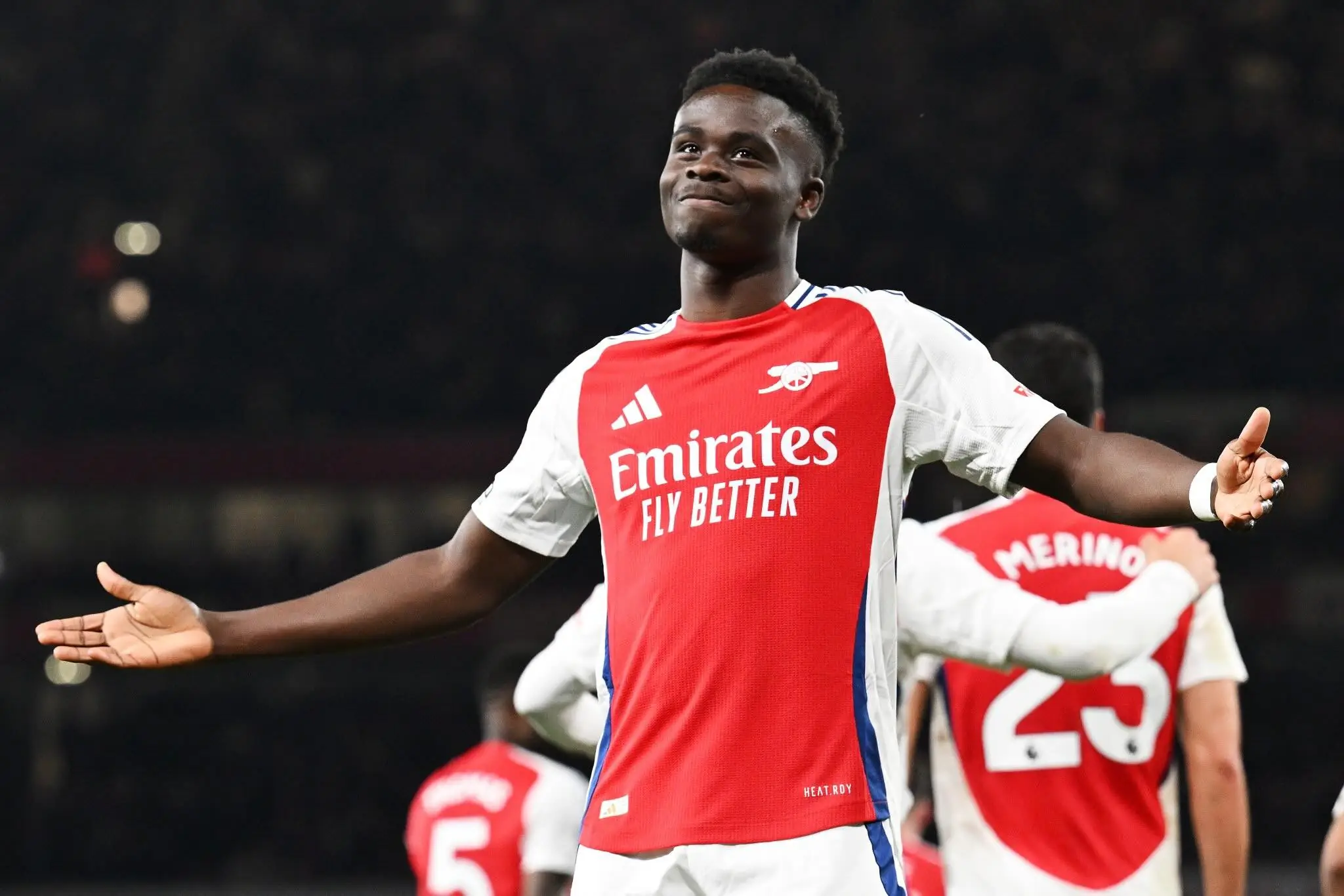 Nhận định Everton vs Arsenal, 18h30 ngày 5/4: Pháo Thủ gặp khó trên đất khách? 2 Điểm sáng là Bukayo Saka đã trở lại sau chấn thương và ghi bàn cho Arsenal. Nguồn ảnh: GettyImages.