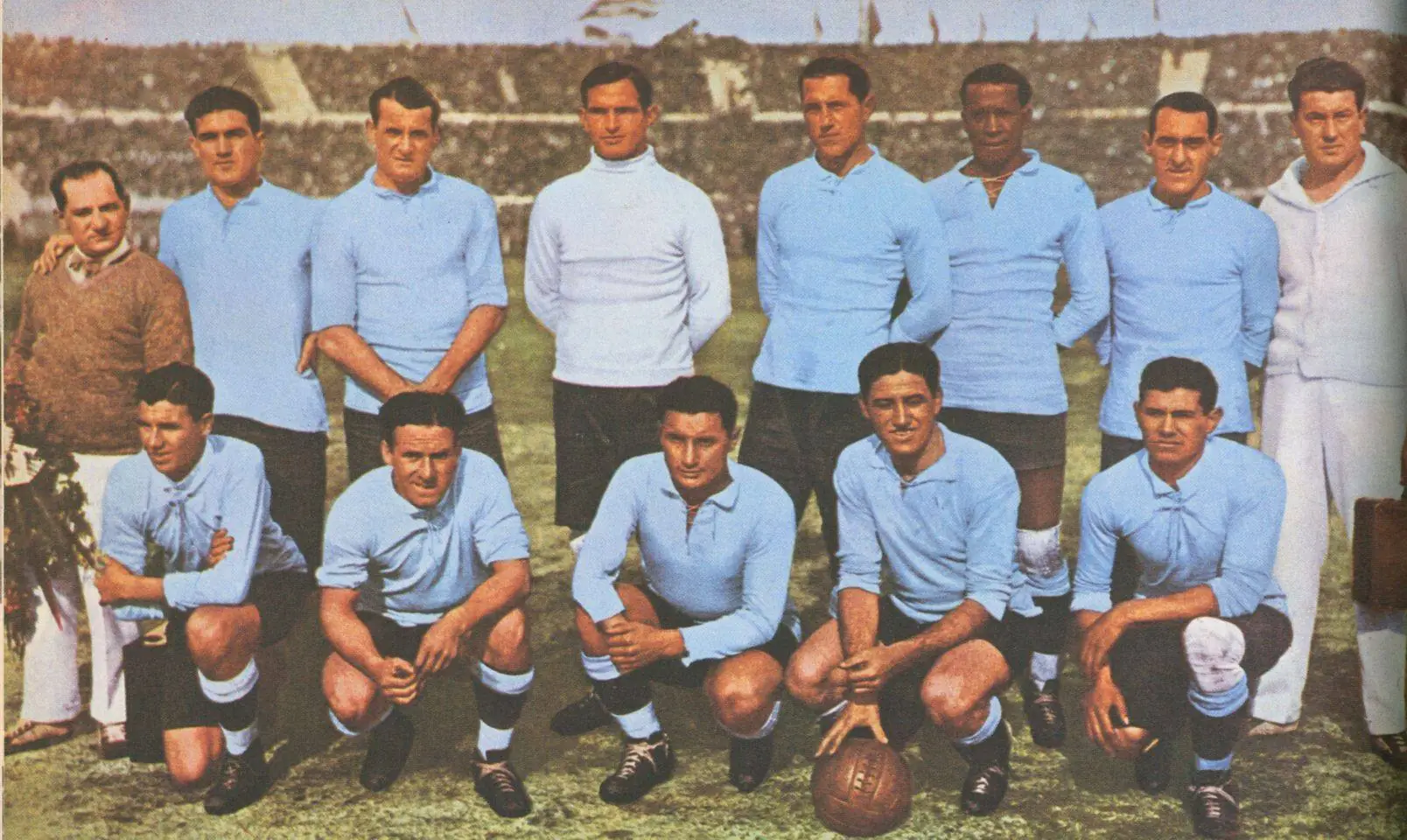 Uruguay Vô Địch World Cup Bao Nhiêu Lần? Thành Tích Đội Bóng Nam Mỹ Tại World Cup 3 Uruguay tại World Cup 1950, lần vô địch thứ 2 của họ. Nguồn ảnh: GettyImages.