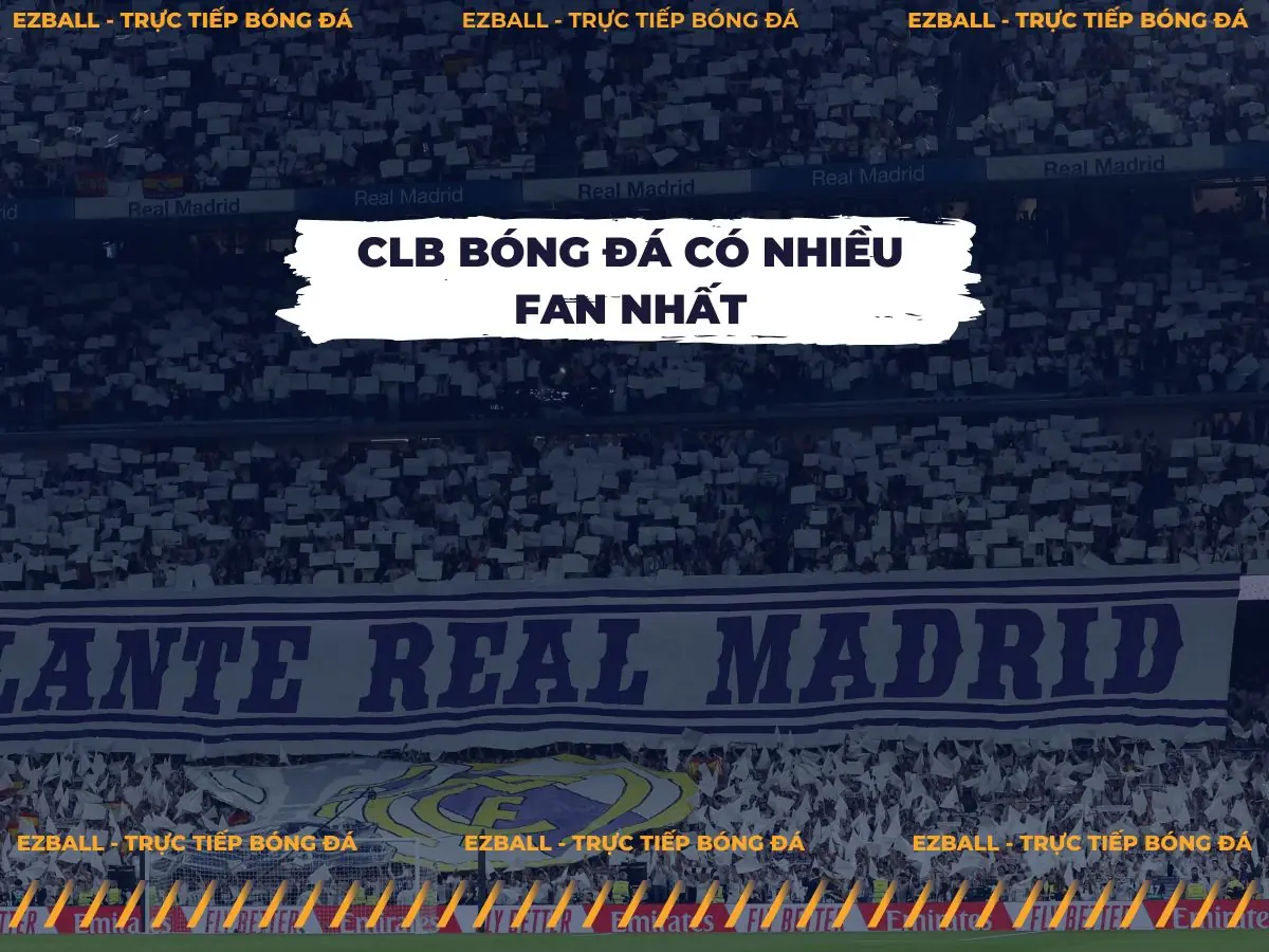 CLB Bóng Đá Có Nhiều Fan Nhất Thế Giới