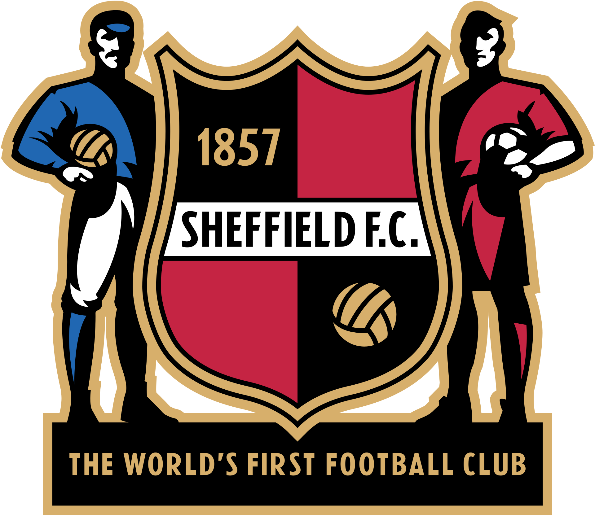 Logo của Sheffield FC, câu lạc bộ bóng đá lâu đời nhất thế giới