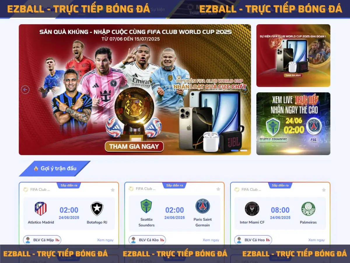 Xem Trực Tiếp Ngoại Hạng Anh Trên Ezball Live