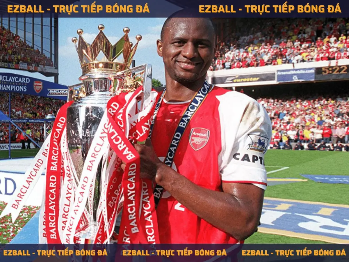 Những Cầu Thủ Từng Chơi Cho Arsenal: Danh Sách Huyền Thoại Và Ngôi Sao 15 Patrick Vieira – Chiến binh giữa sân