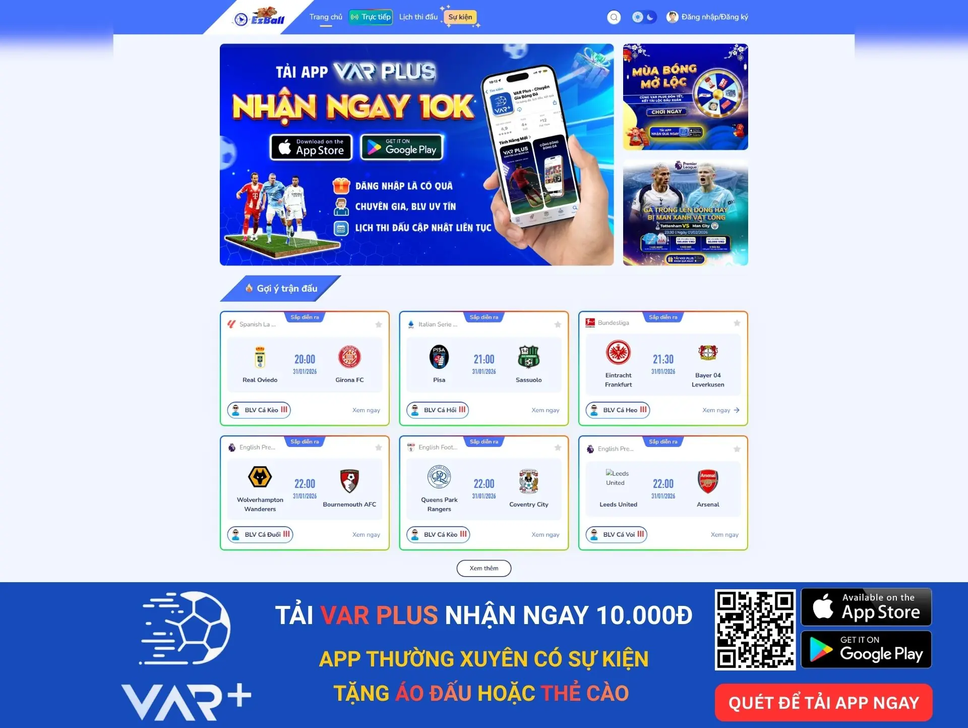 Xem bóng đá trực tiếp bình luận tiếng Việt không quảng cáo, nhận ngay lì xì 3 xem bóng đá trực tiếp bình luận tiếng việt